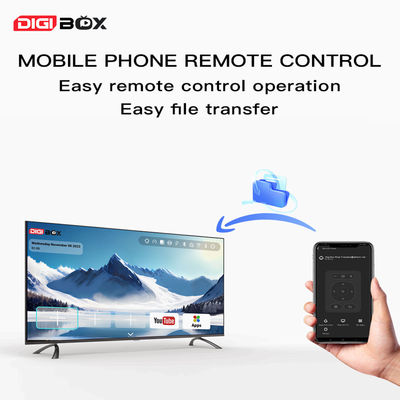Digibox D3 Plus Spraakbesturing Digibox Android Smart TV Box 4GB WiFi Bluetooth