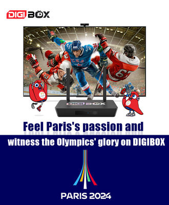 Digibox 64 GB opslag 4 GB RAM Android TV D3 Plus uitgerust met Bluetooth-connectiviteit