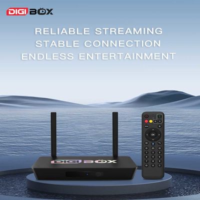 Digibox Spraakbesturing Smart 2,4 Ghz 5,8 Ghz Dual Band WiFi 6 64 GB TV Box