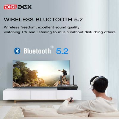Digibox 2.4G/5.8G Smart TVbox H.265 4K 60fps Smart Box voor TV met Wifi