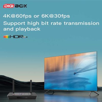 Digibox 4 USB-poorten Smart TV Box H.265 4K 60fps Android 12 TV Box